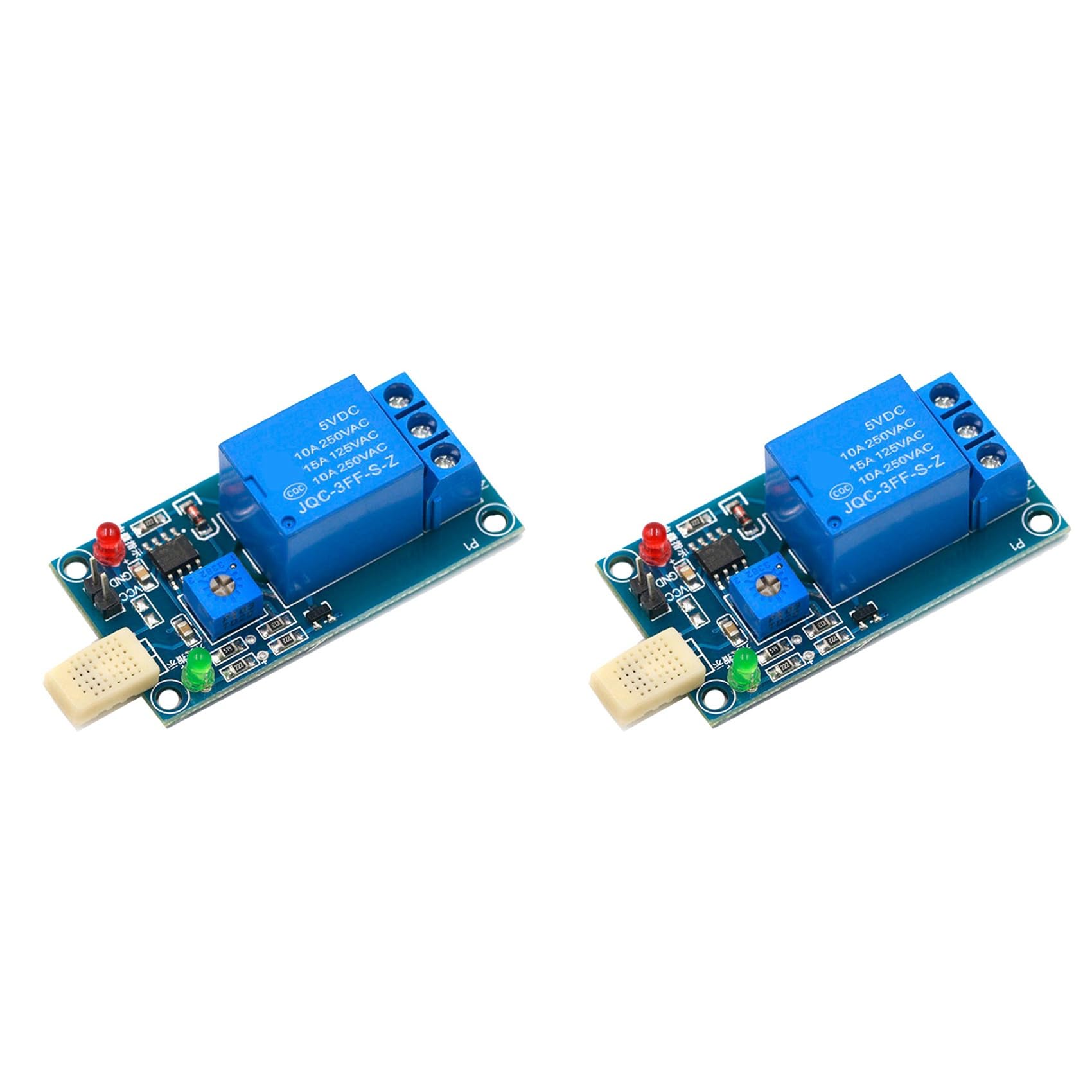 Jnchdghwa As Shown 2X Humidity Switch Module Hr202 Humidity Switch Relay Module Humidity Sensor Controller Dc5v Portable Module