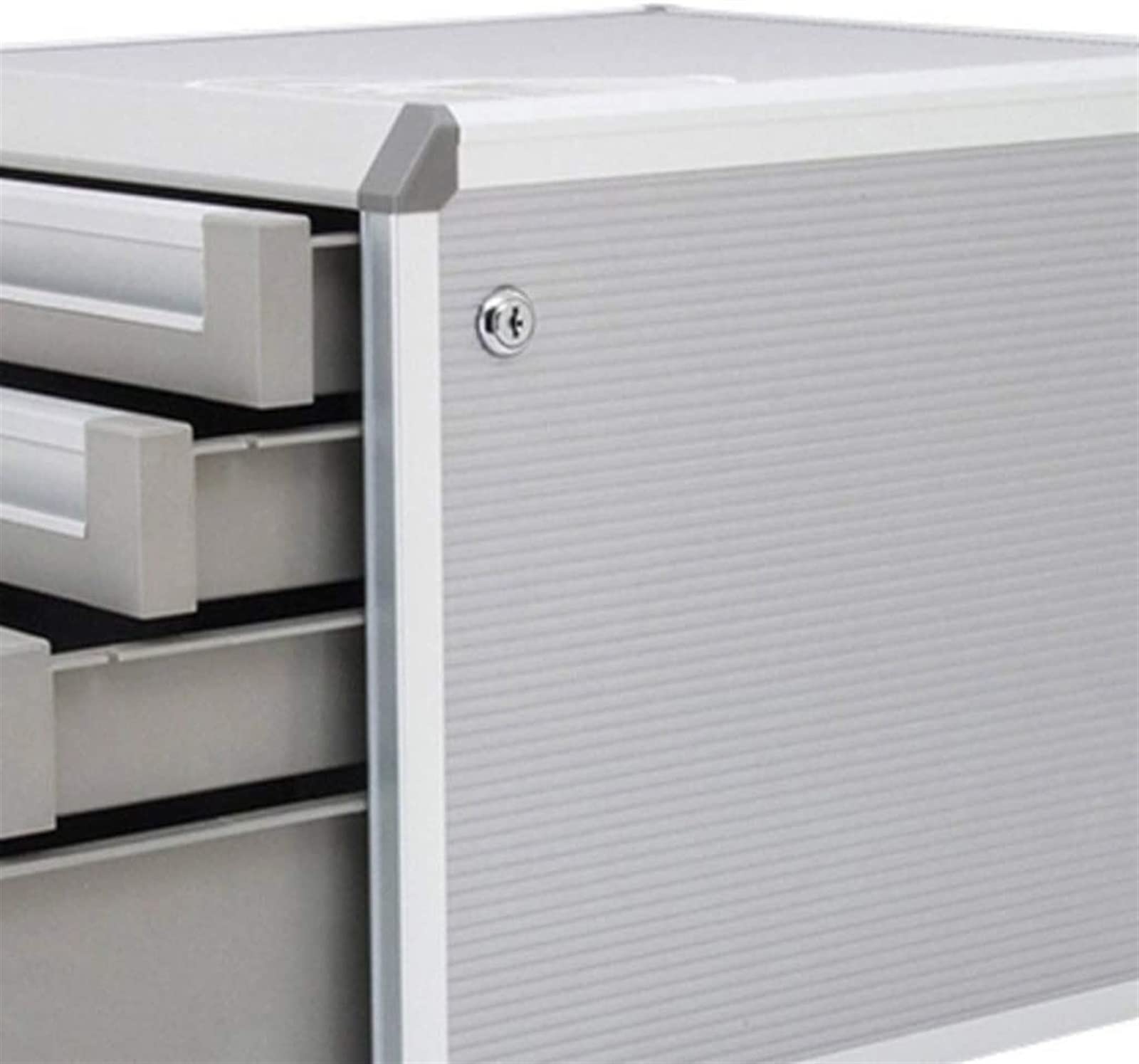 ZBZFGE Archivador de Metal con Cerradura Cajón de Oficina de Varias Escritorio de Almacenamiento para el hogar y la Oficina Solución de Almacenamiento de Archivos Elegante para un Espacio de Trabajo