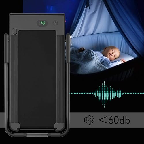 Miniatura 7 de Goplus - Caminadora plegable 2 en 1 225 HP para poner debajo del escritorio sin instalación con control de aplicación control remoto altavoz