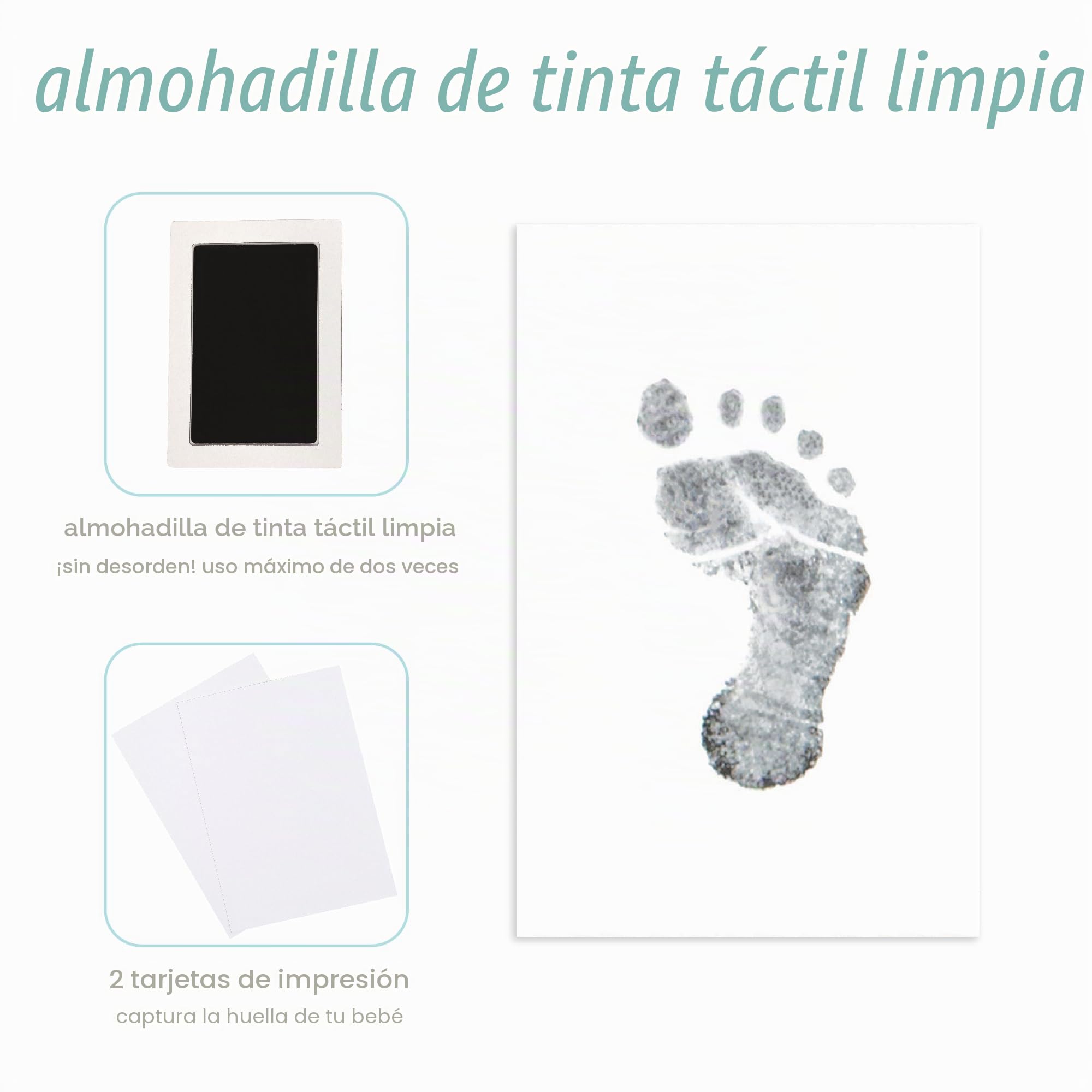 Pearhead Libro de recuerdos de lino para bebé niño o niña, primer libro de bebé de 5 años, álbum de recortes mensual Milsetone y álbum de fotos, libro My Baby Book
