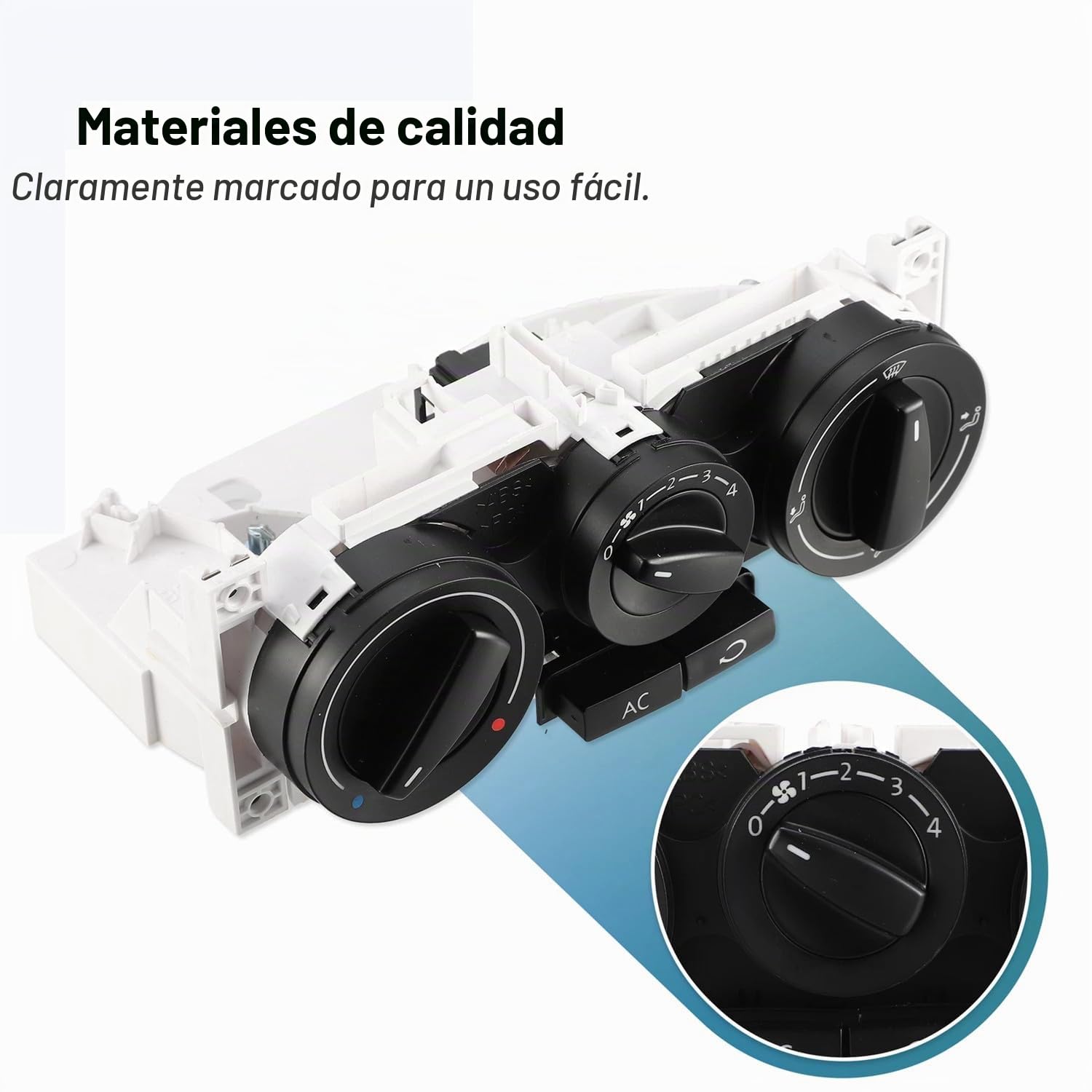 Interruptore del panel de control del aire acondicionado y la calefacción para VW Passat B5 Bora Golf mk4,1J0820045F 657837L11 1C0820045D