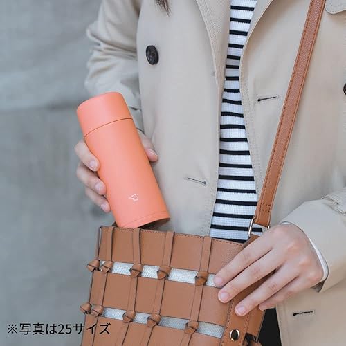 Miniatura 7 de Zojirushi SM-MA35-PM Water Bottle, Seamless Stopper, Small Capacity, 11.8 fl oz (350 ml), Screw, Stainless Steel Mug, Dahlia Pink, Integrated Washer