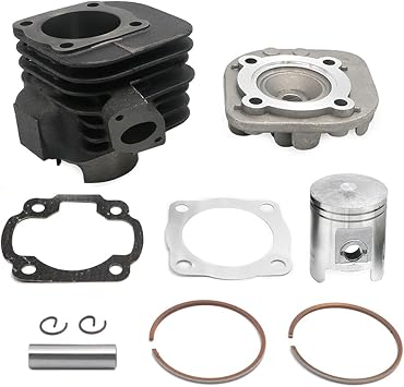 Cylinder Kit 90cc 2 Stroke Big Bore Engine Rebuild Kit Cylinder Kit Cylinder Head Assy Fit For Scooters With Jog Minarelli Clone Motors Cylinder Assy