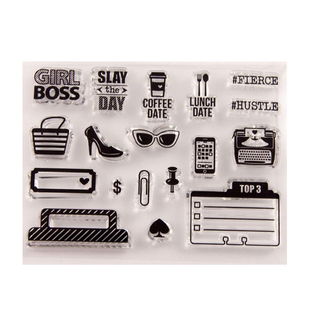 Timbro In Silicone Trasparente Motivo Fata - Per Goffratura, Scrapbooking E Biglietti Fai Da Te - Foto 7