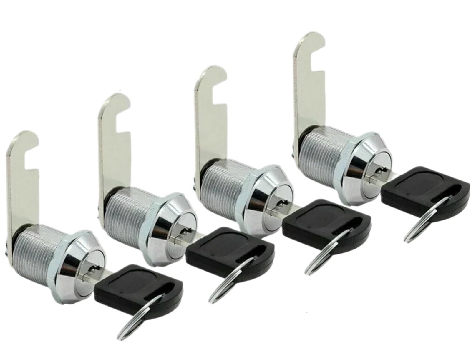 Desk Drawer Lock 8pcs Cam Lock Door Barrel Drawer Cabinet Mail Box Locker Cupboard 2 Keys Office Desk Letter Locks(A-20MM)
