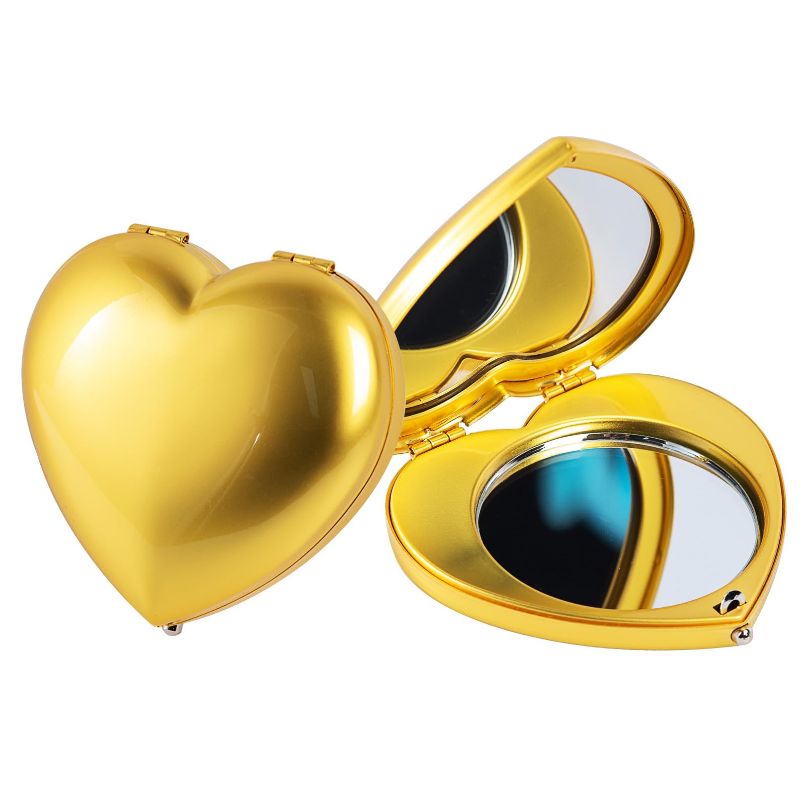 Amazon.com: EYIWEITING Mini Heart Compact Mirror,Compact and