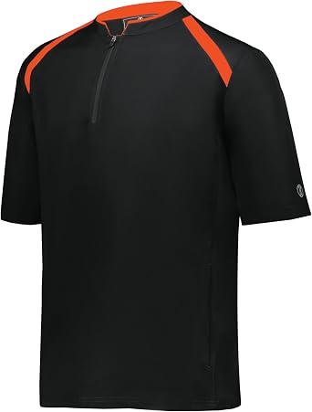 Holloway Mens Pullover Sweater Holloway Clubhouse Short Sleeve Pullover Cage Jacket