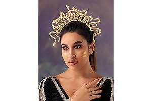 Crown-Style Medusa Snake Tiara Headband