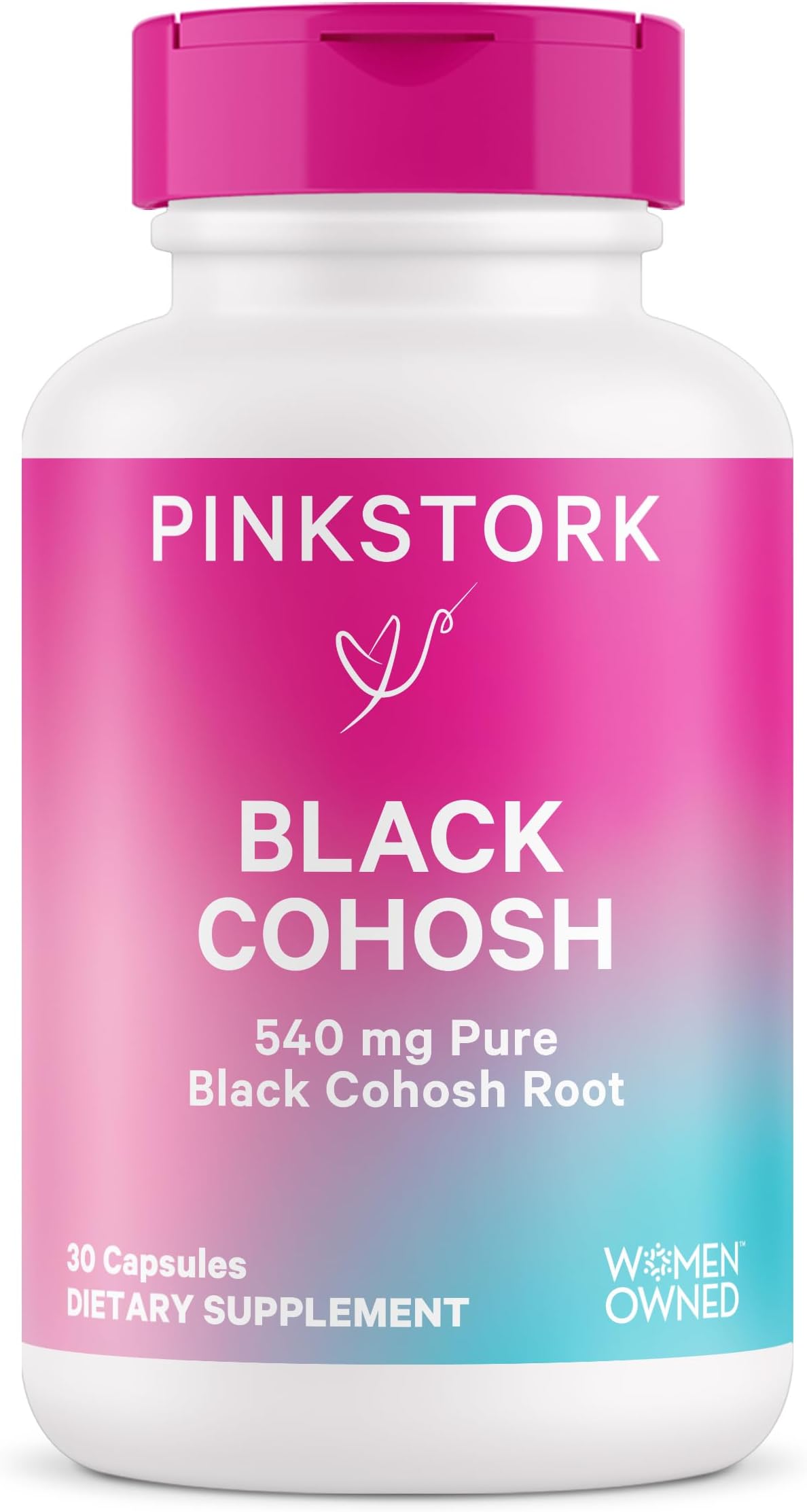 Pink Stork Black Cohosh Supplements for Women Hormone