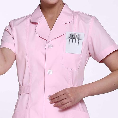 Vista 16 de Wisdompro Paquete de 5 protectores de bolsillo transparentes resistentes para camisas, abrigos de laboratorio, pantalones, multiusos