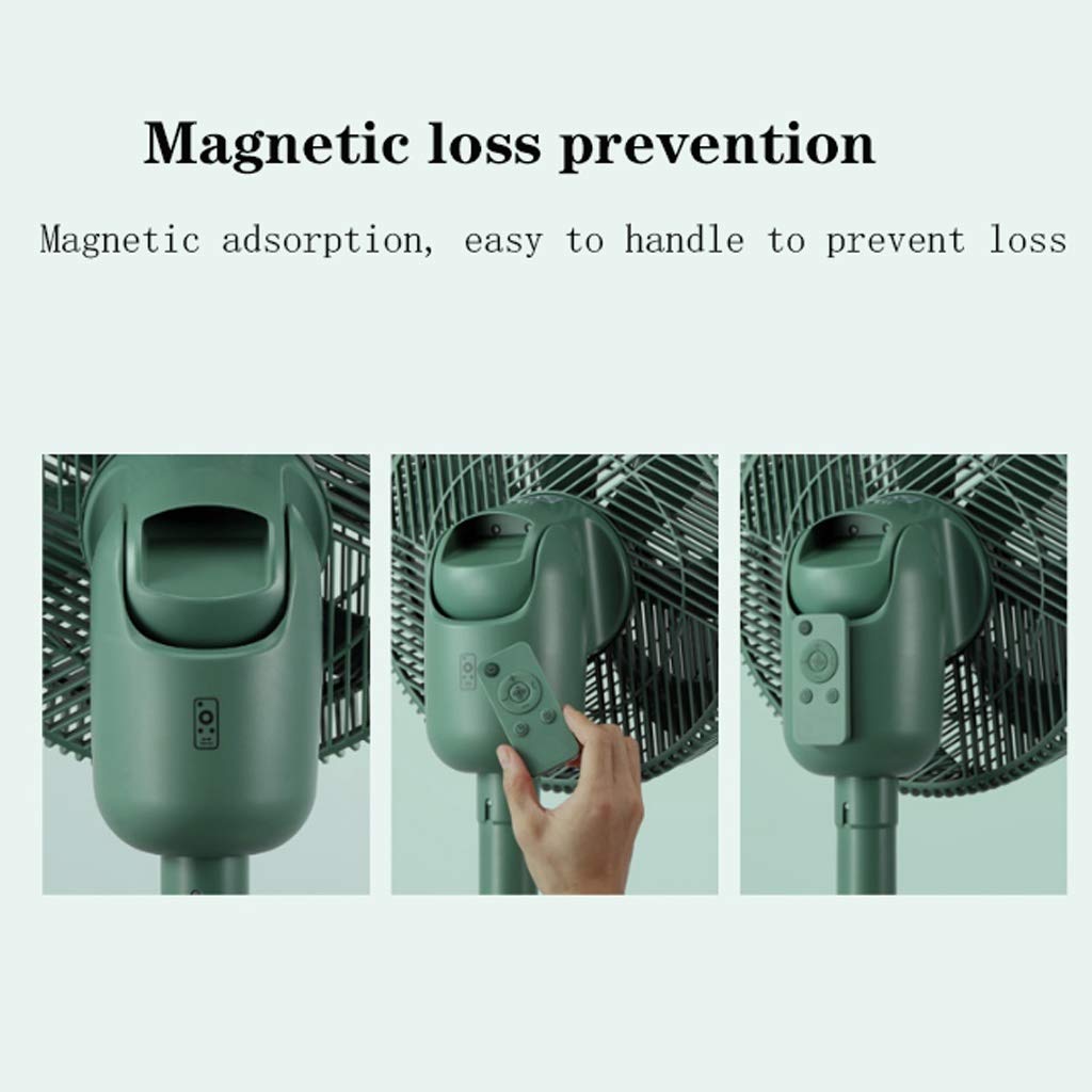 Amazon.co.jp: Height Adjustable Vertical Fan Retro Smart Hot Air  Circulation Fan Home Floor Fan Suitable for Home Outdoor Office (Color:  Green) : Home u0026 Kitchen