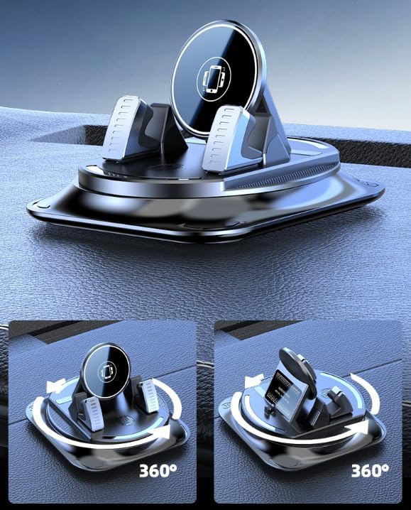 Miniatura 3 de Soporte de teléfono para salpicadero, soporte universal para teléfono de automóvil de 360, soporte adhesivo universal para parabrisas de automóvil,