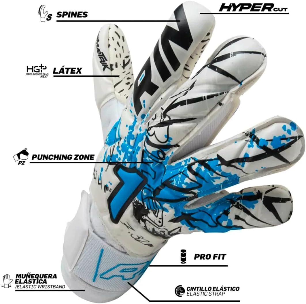 Rinat Asimetrik Spine Prime Goalkeeper Gloves for Children and Adults