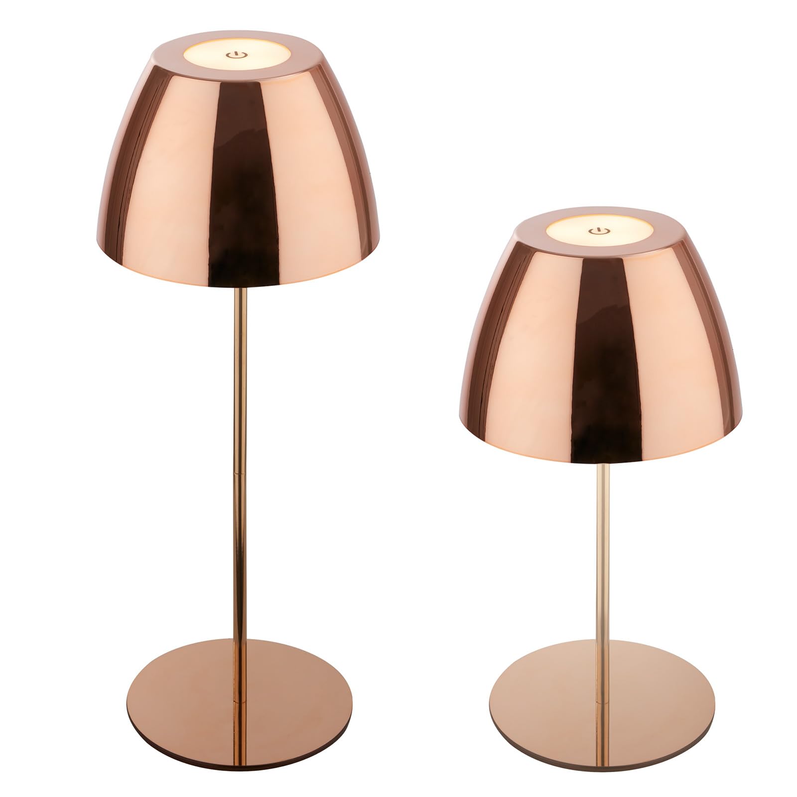 BRILONER - LED Table Lamp Wireless IP44 with Touch, Continuously Dimmable, Battery & Light Source Exchangeable, Bedside Lamp, Living Room, LED Lamp, Battery Table Lamp, Outdoor, 13.5 x 36 cm (DxH), — image 1