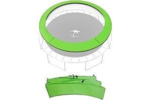 15FT Trampoline Safety Pad - Universal Round Frame Spring Foam Cover