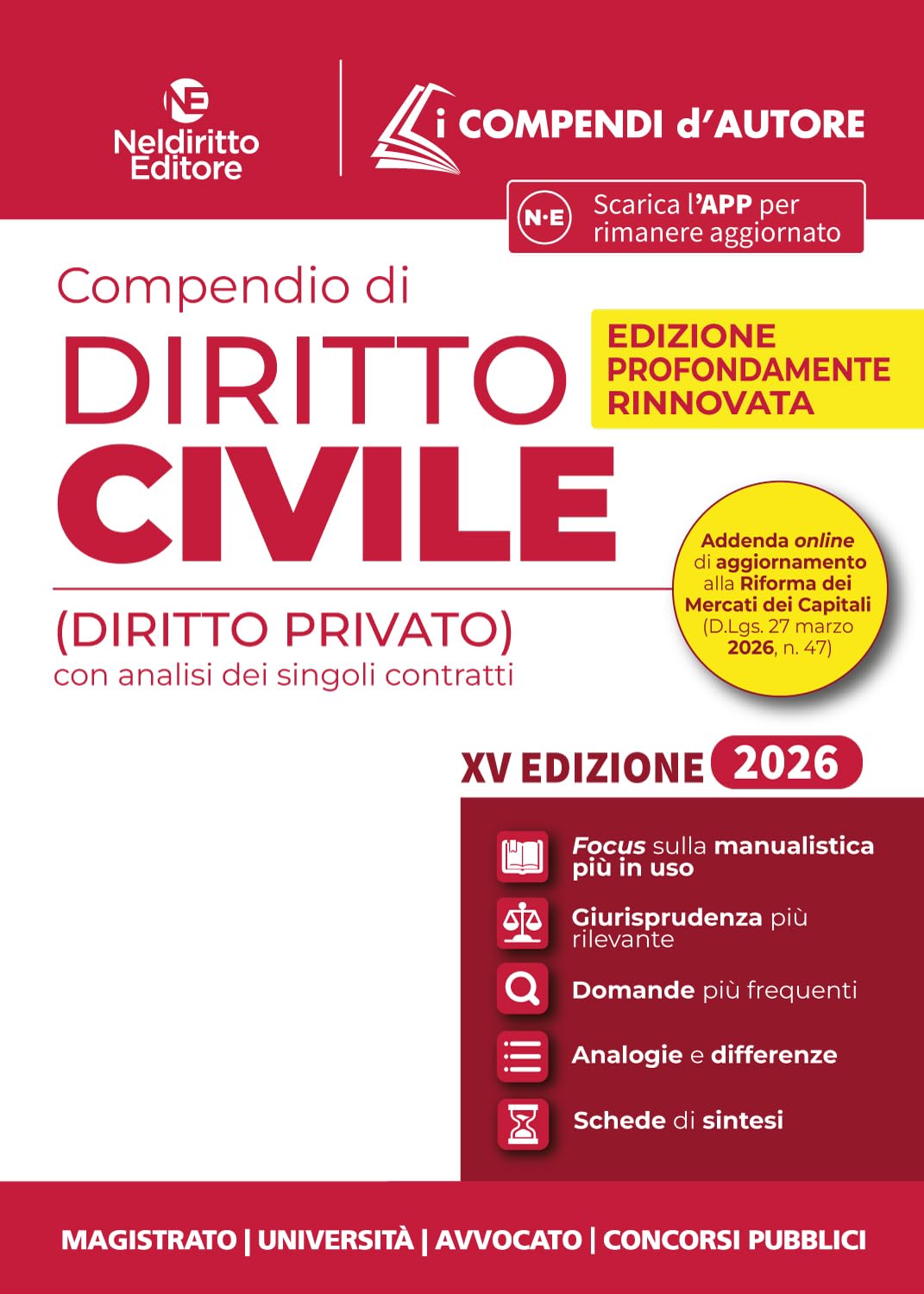 Compendio di diritto civile 2026