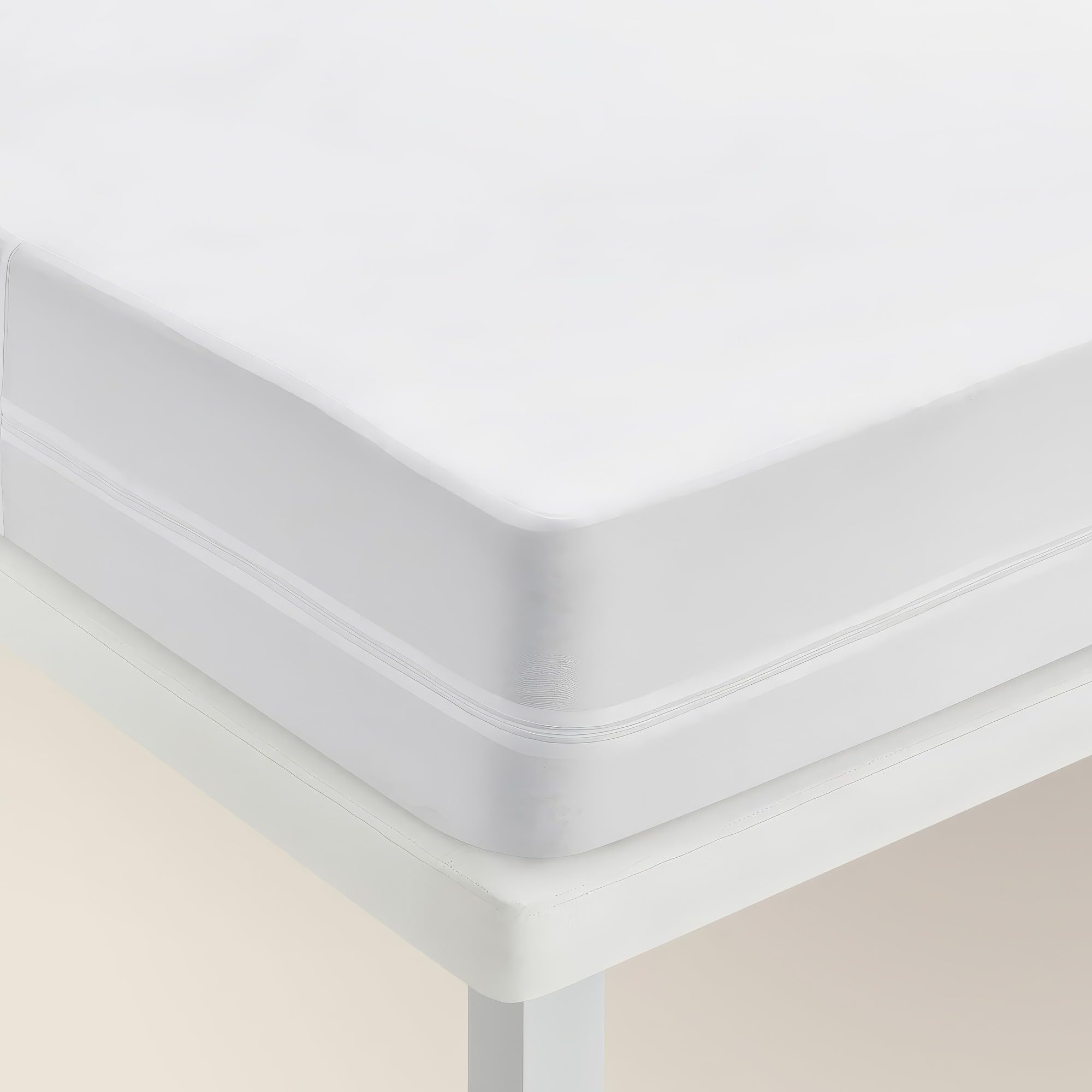 PIKOLIN - Coprimaterasso Matrimoniale King Size Impermeabile e Traspirante - Copre 6 Lati | Faldone Elastico fino a 34 cm | Silenzioso e Resistente per un Riposo Confortevole Fresco | Certificato