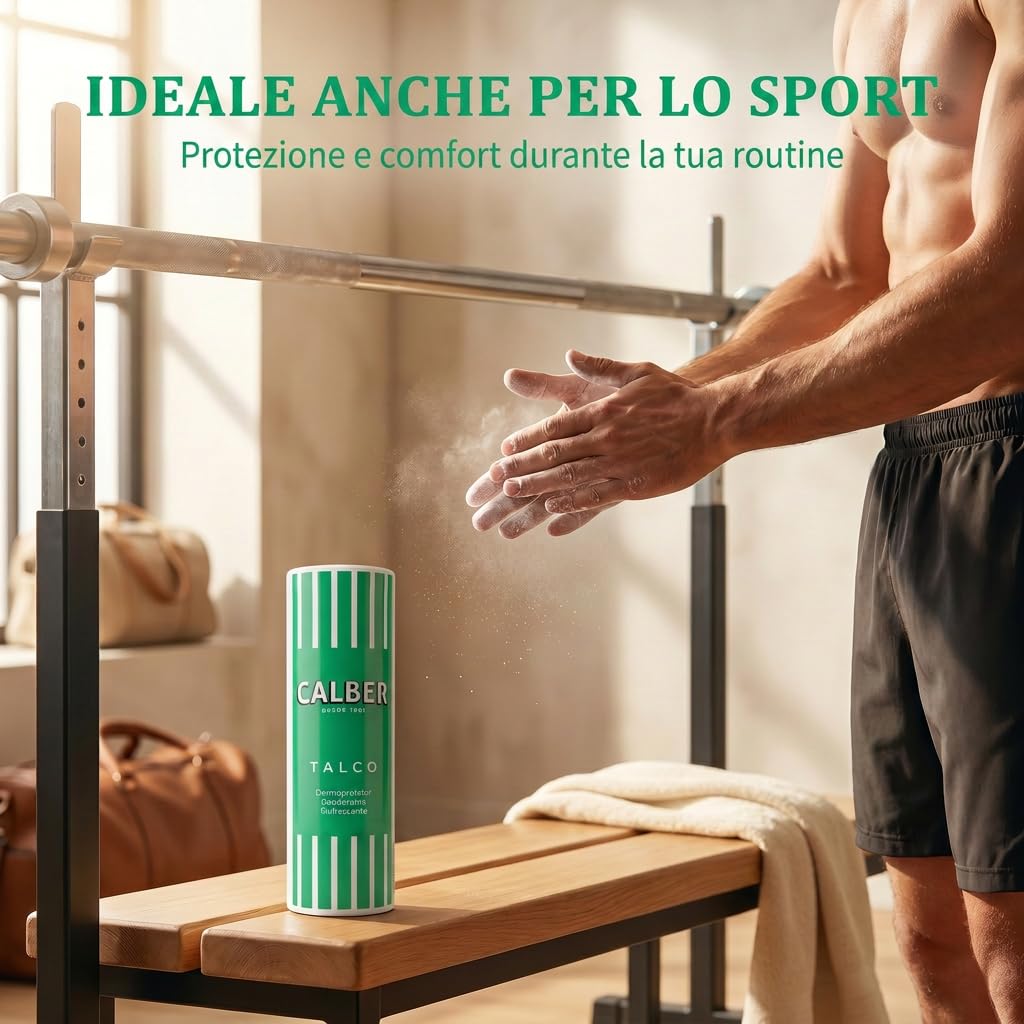 Talco in polvere CALBER 200 gr