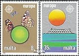 briefmarke malta deutschland Malta Prophila Collection Malta 746-747 (kompl.Ausg.) gestempelt 1986 Europa (Briefmarken für Sammler) Schmetterlinge