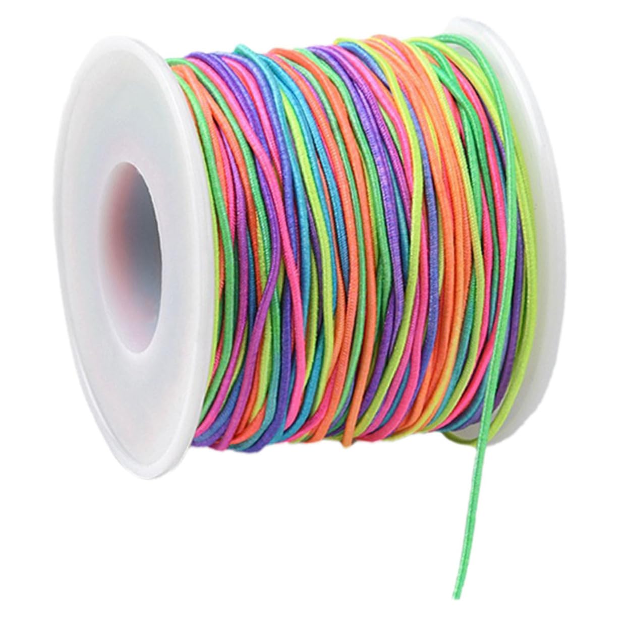 SHINEOFI 5 Rollen Perlenschnur Kabel Armbänder Makramee-Schnur Halskettenschnüre Anschlüsse bastelzeug bastelschnur halsreif Armband Schnur selber Machen elastisches Schmuckband Polyester