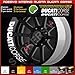 Bandes adhésives pour intérieur de Roues de Moto Ducati Monster Multistrada Hypermotard, Couleur Unique, Code modèle 0227 010 Bianco