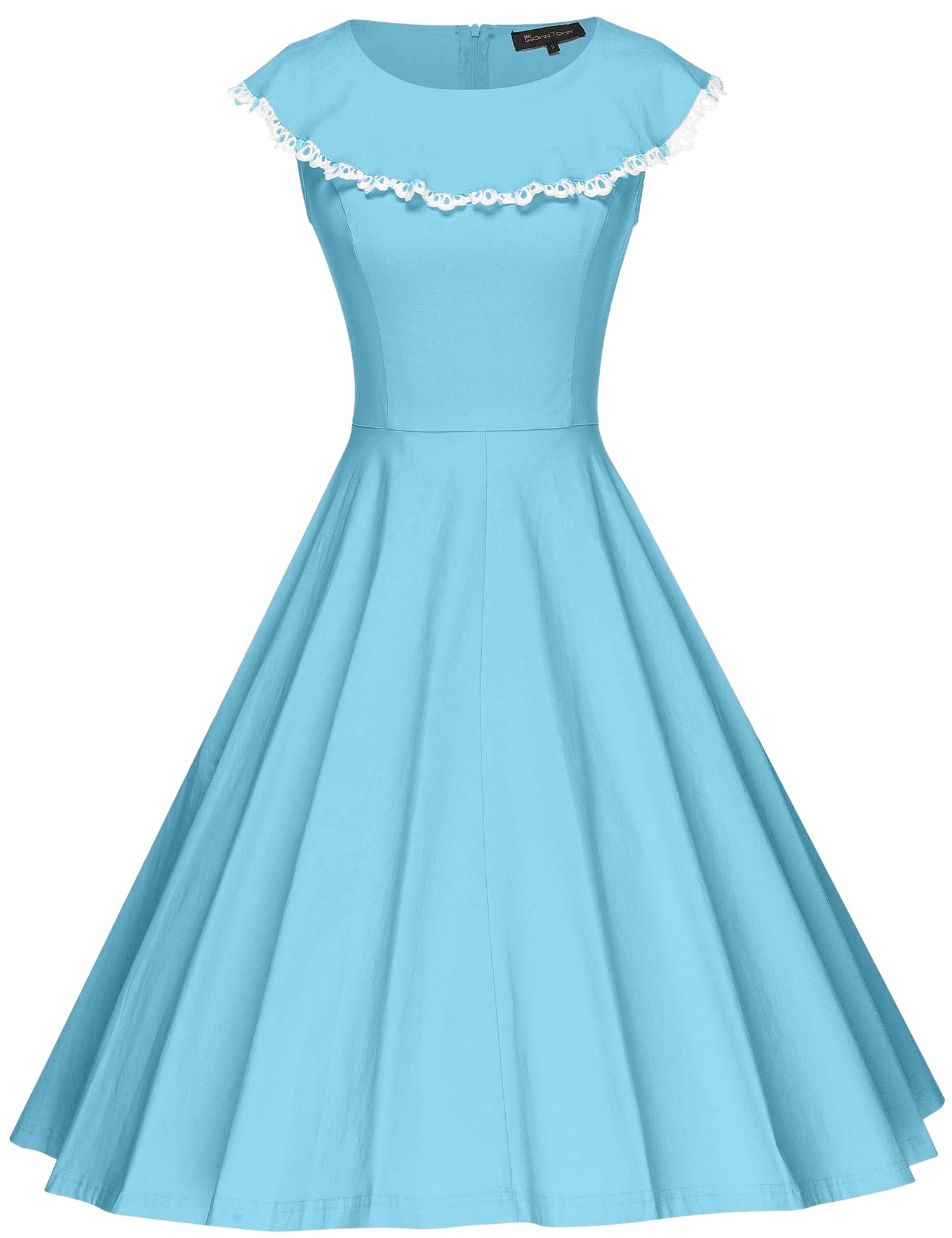 GownTown Vintage Polka Dot Retro Cocktail Dress
