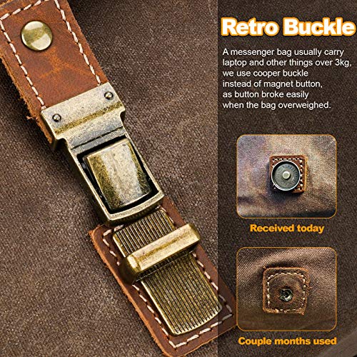 15.6 Inch Laptop Messenger Bag for Mens - Image 5
