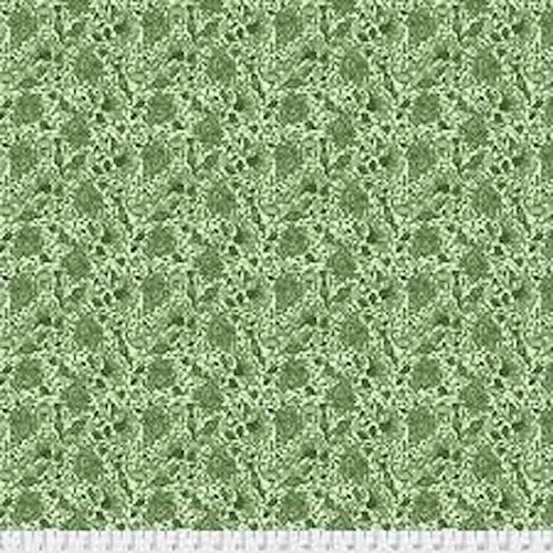 Shannon Newlin Garden Dreams PWSN0013 Dream Green Cotton Fabric by Yd