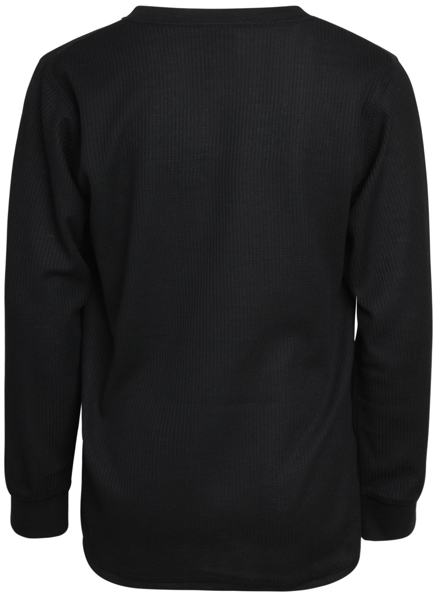 Quad Seven Camicia da ragazzo – Confezione da 2 magliette termiche a nido d'ape con scollo a V o Henley a maniche lunghe – camicia strato base per ragazzi (8-18)