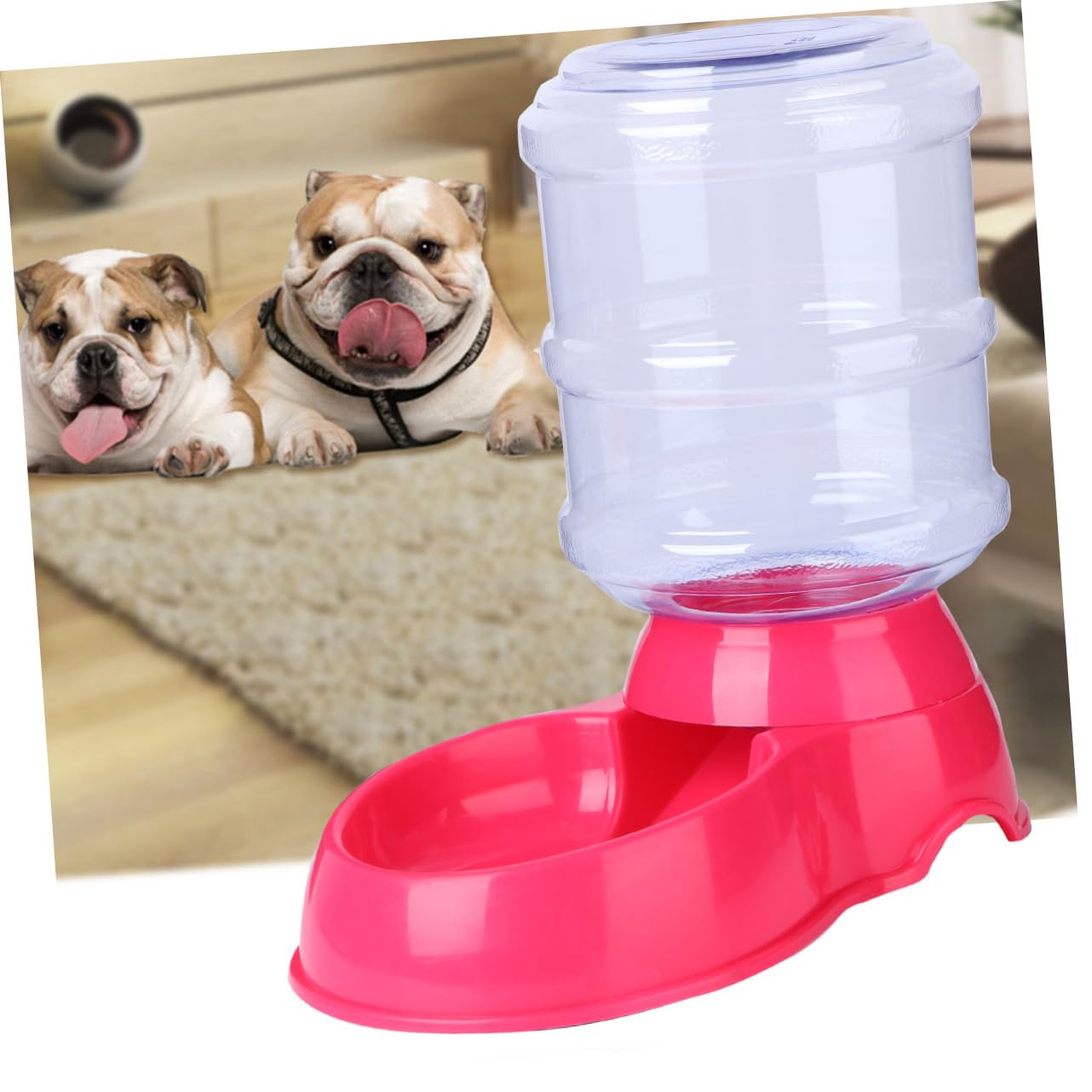 Kisangel Alimentador Automático para Gatos Dispositivo de Alimentación de Comedero y Bebedero Automático para Mascotas Color Aleatorio