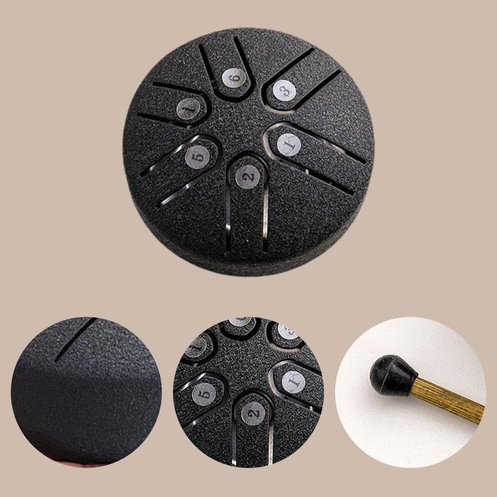 Iluvia Drum Tamburo Della Pioggia Per Giardino - 8 Note, Acciaio Carbonio, Suono Rilassante, Verde Campana Pioggia - Foto 7