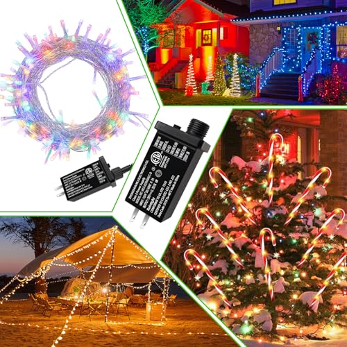 Image of Class 2 Power Supply 29V 6W LED Transformer Replacement with 8Modes and Memory Function IP44 Low Voltage Adapter for Christmas Tree String Light, Fairy Light, Net Light