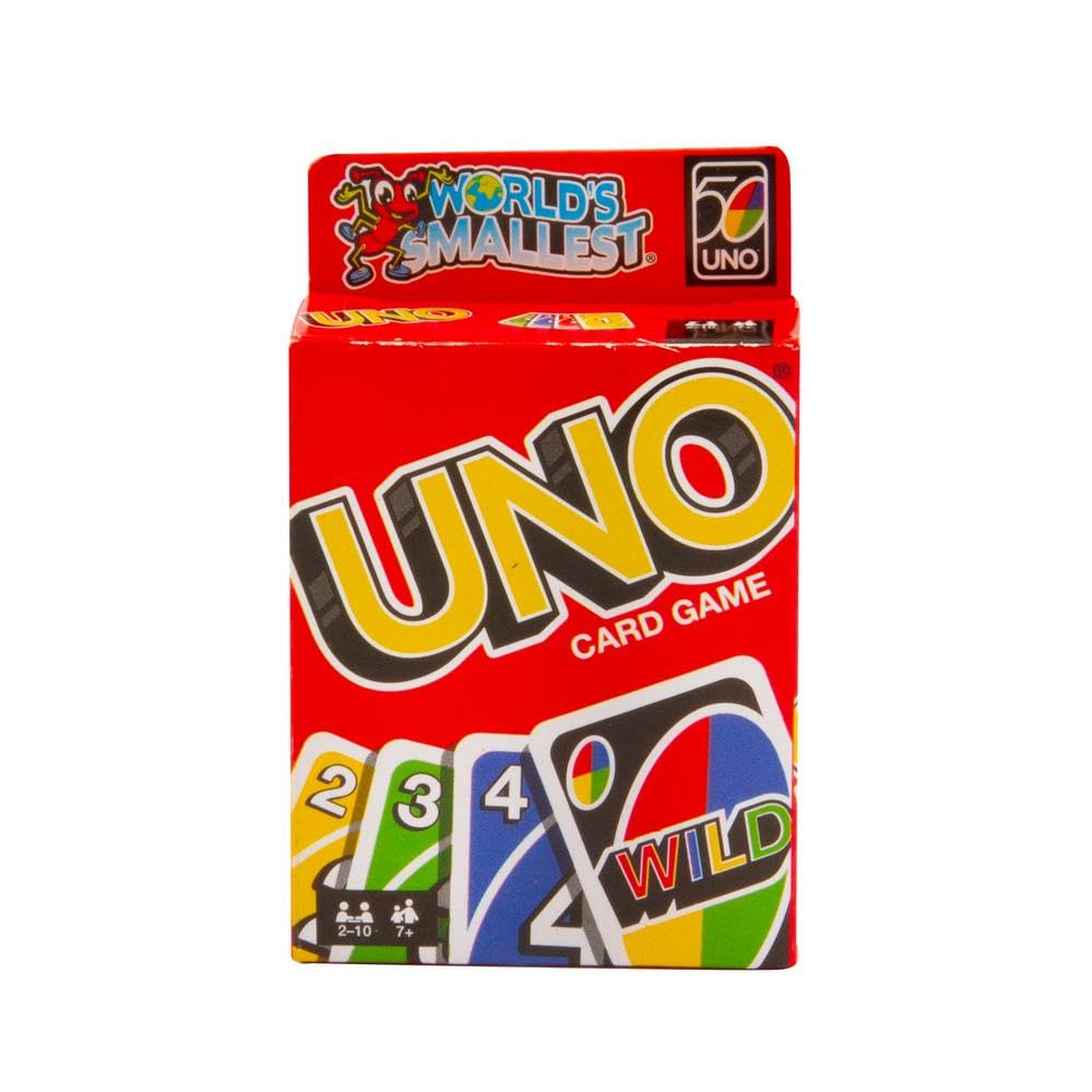 Giochi Preziosi World's Smallest - Uno Il Gioco Di Carte Più Conosciuto Piu' Piccolo Di Sempre Si Puo' Tenere Anche In Tasca, Si Gioca Come Nella Versione Originale, Per Bambini A Partire Dai 6 Anni