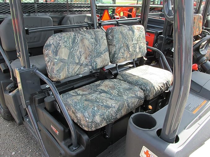 Durafit Seat Covers, for 2015 and Newer Kubota RTV X1140, Seat Covers for Front and Rear Seats Made in MC2 Camo Waterproof Endura