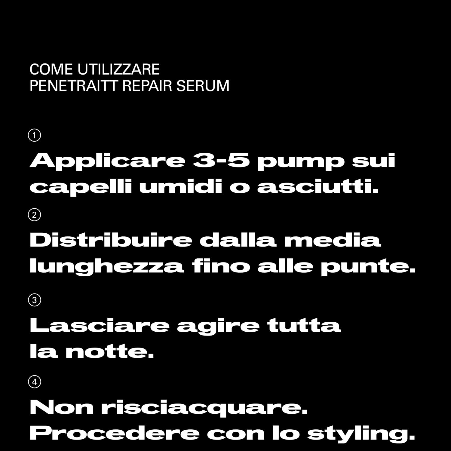 Sebastian Professional Penetraitt Overnight Rescue Repair Serum – Siero notturno riparatore che rigenera i capelli danneggiati, rendendoli morbidi e lisci al risveglio, 95 ml