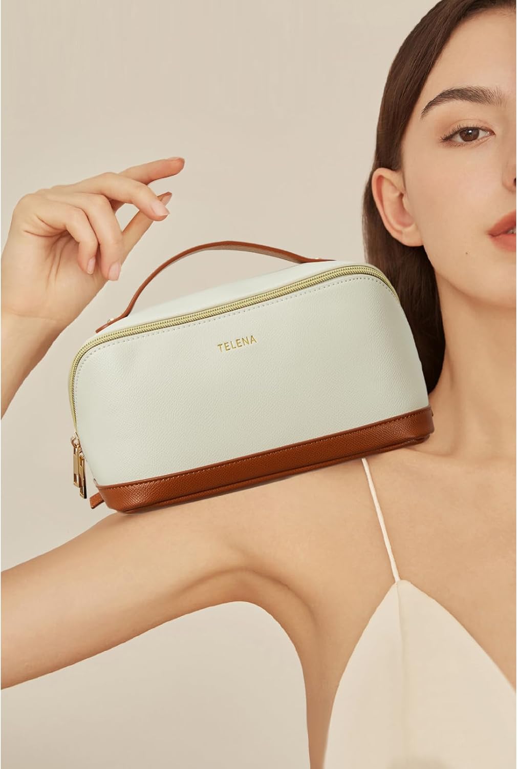 Telena Travel Toiletry Bag and Travel Makeup Bag