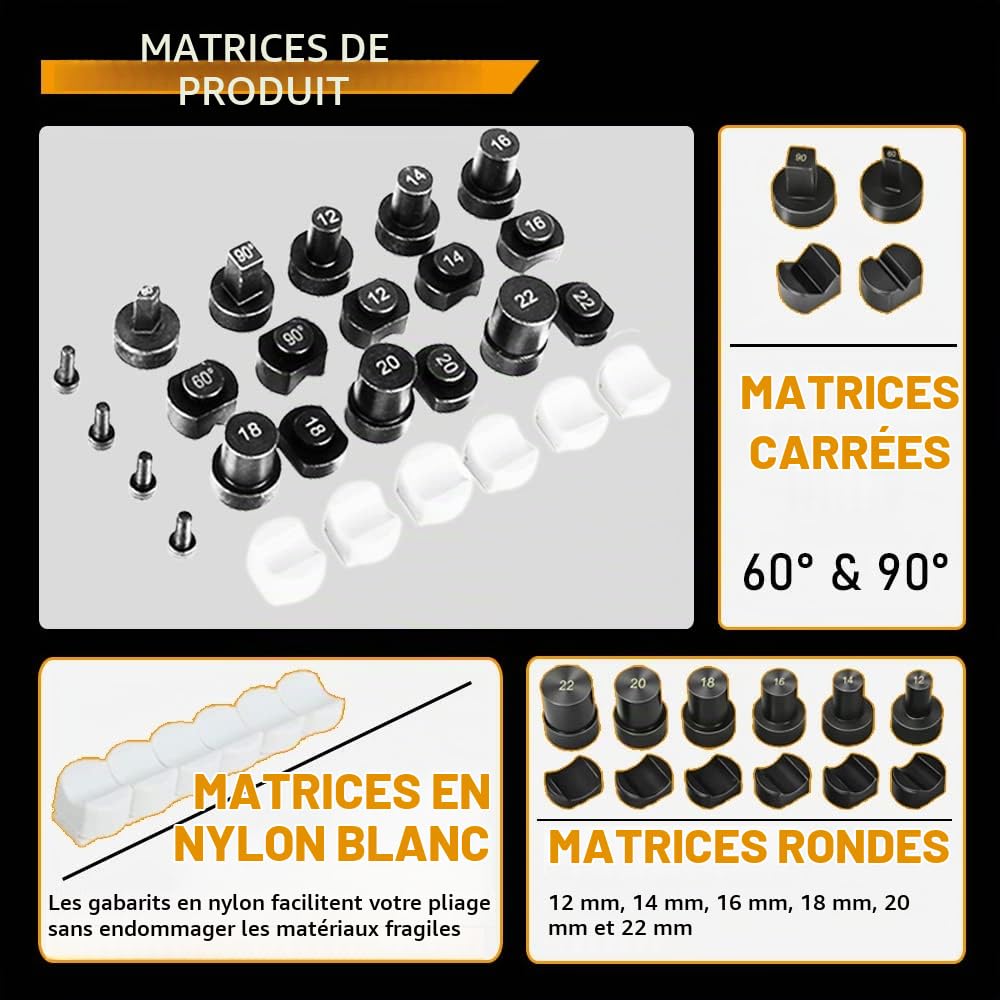 Outil de cintrage d'anneaux pour cuillère, bagues, kit de fabrication de bijoux avec matrices en nylon, 2 bagues vierges, machine à cintrer, outil de mesure, outil de bijoux multifonction