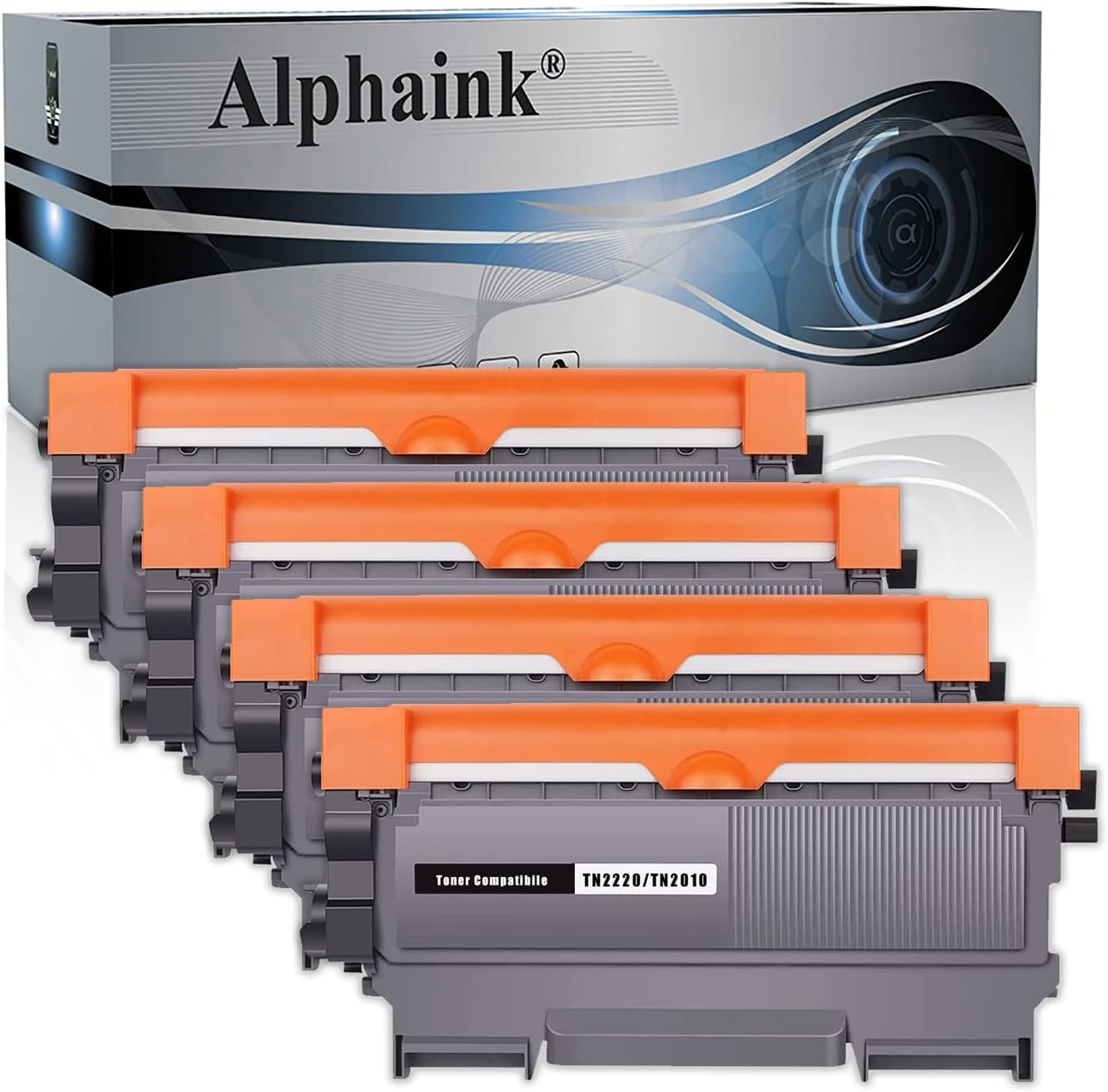 Toner Compatible Brother TN2220/TN2010 - Pour Imprimantes Laser HL-2240, MFC-7360N, DCP-7055...