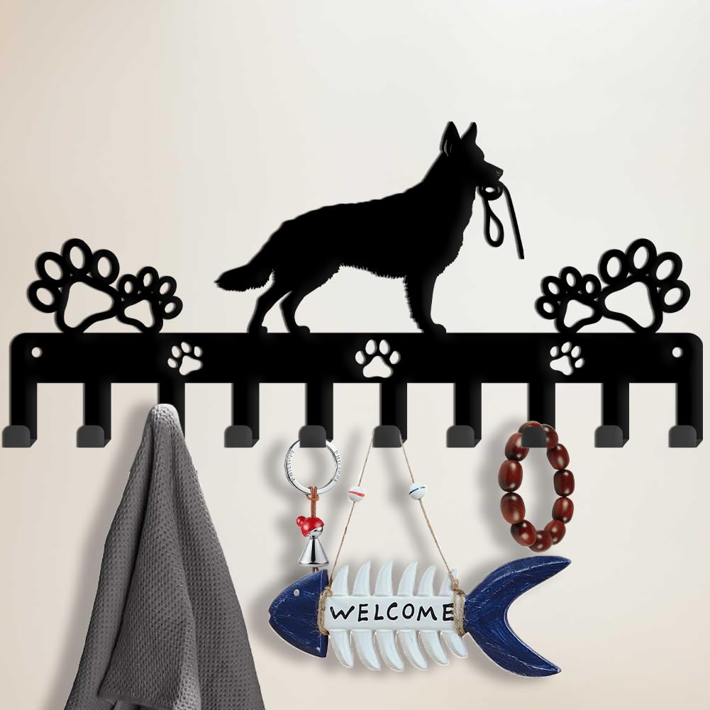Amazon.com: SUPERDANT German Shepherd Key Holder Dog Key Hooks Paw