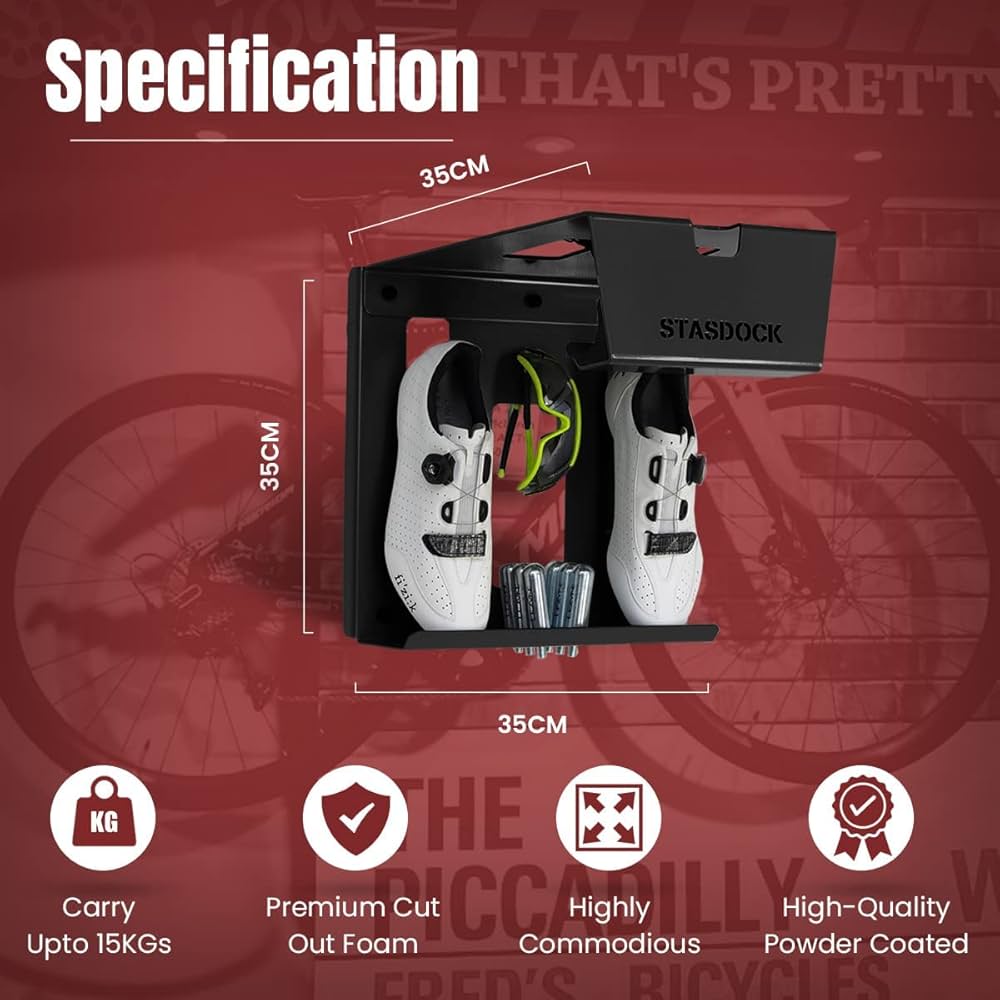 STASDOCK 自転車用収納ラック ブラック Amazon.co.jp: Stasdock 自転車壁マウント 水平 屋内 自転車収納ラック