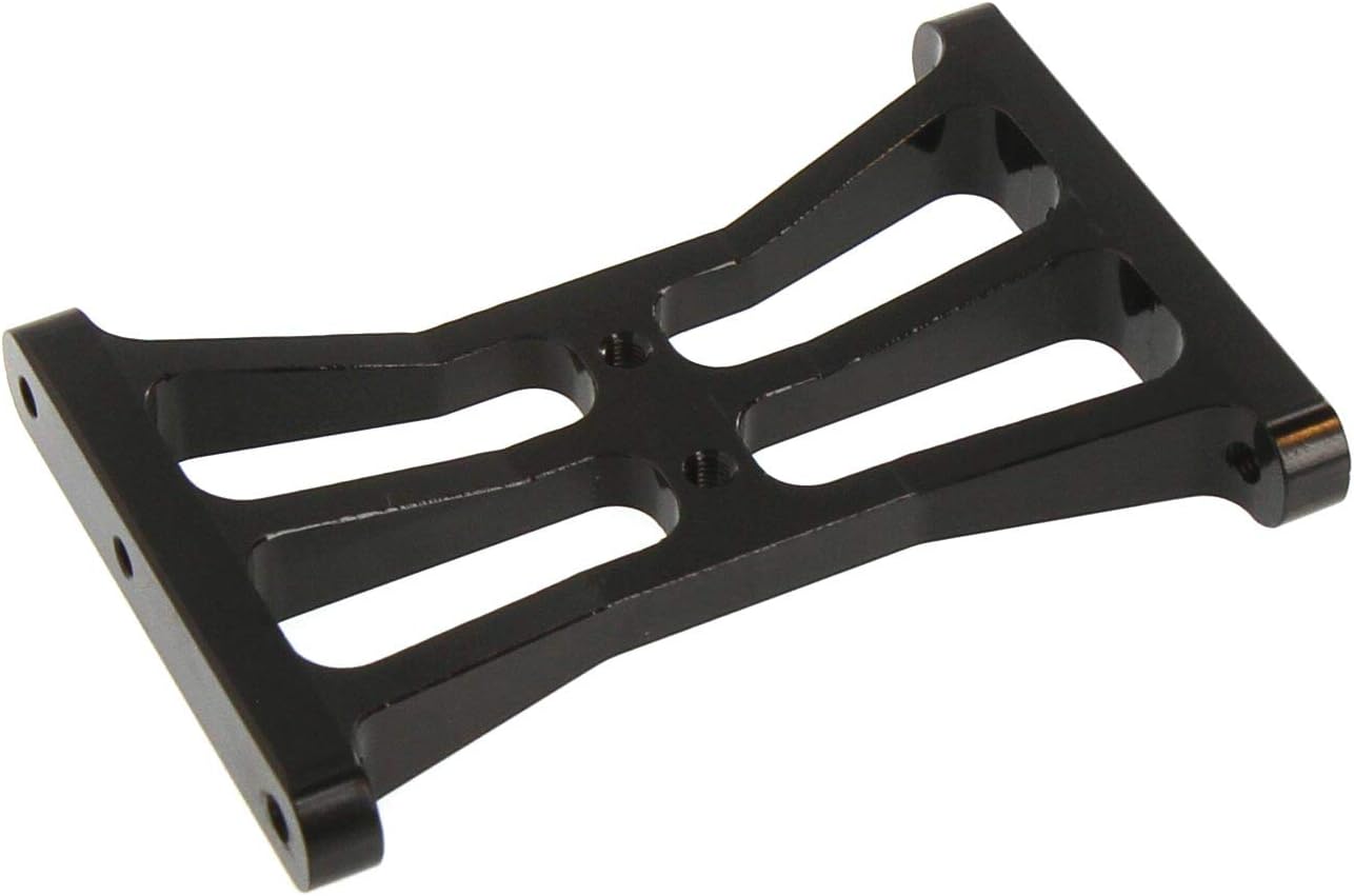 Atomik Alloy Chassis Crossmember - RC Car Replacement for Traxxas TRX-4 Models - Hardened Billet 6061 Aluminum, Chassis Upgrade Part 8239 - Black