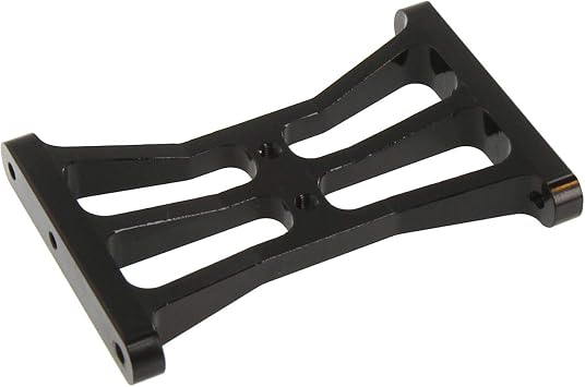 Atomik Alloy Chassis Crossmember - RC Car Replacement for Traxxas TRX-4 Models - Hardened Billet 6061 Aluminum, Chassis Upgrade Part 8239 - Black