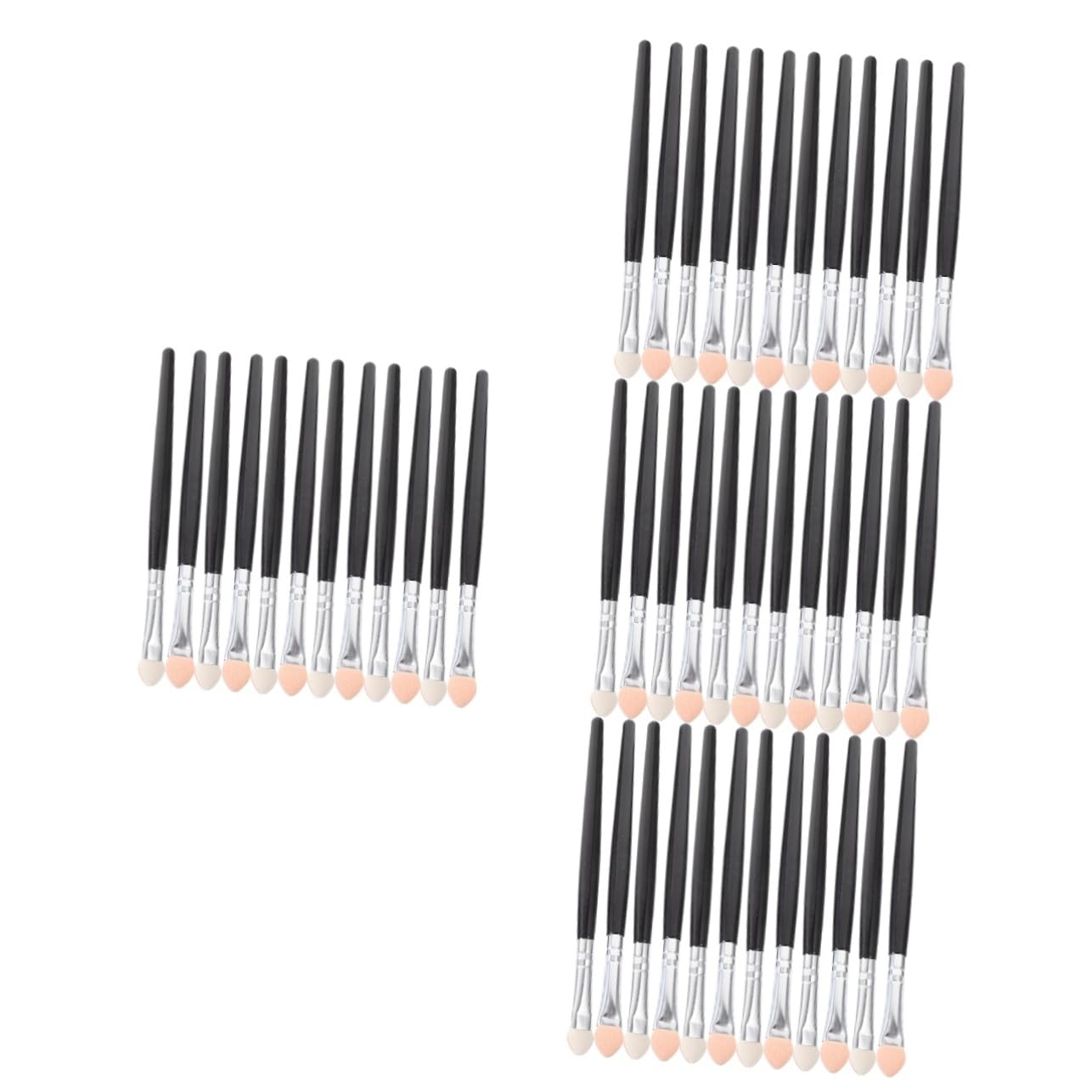 STOBOK 4 Sätze Runder Schwamm Pinsel Flauschiger Lidschattenpinsel Detail Schrubber Pastell Schaum Pfanne Pastell Schwamm Malschwamm Malschwamm 48 Stück * 4