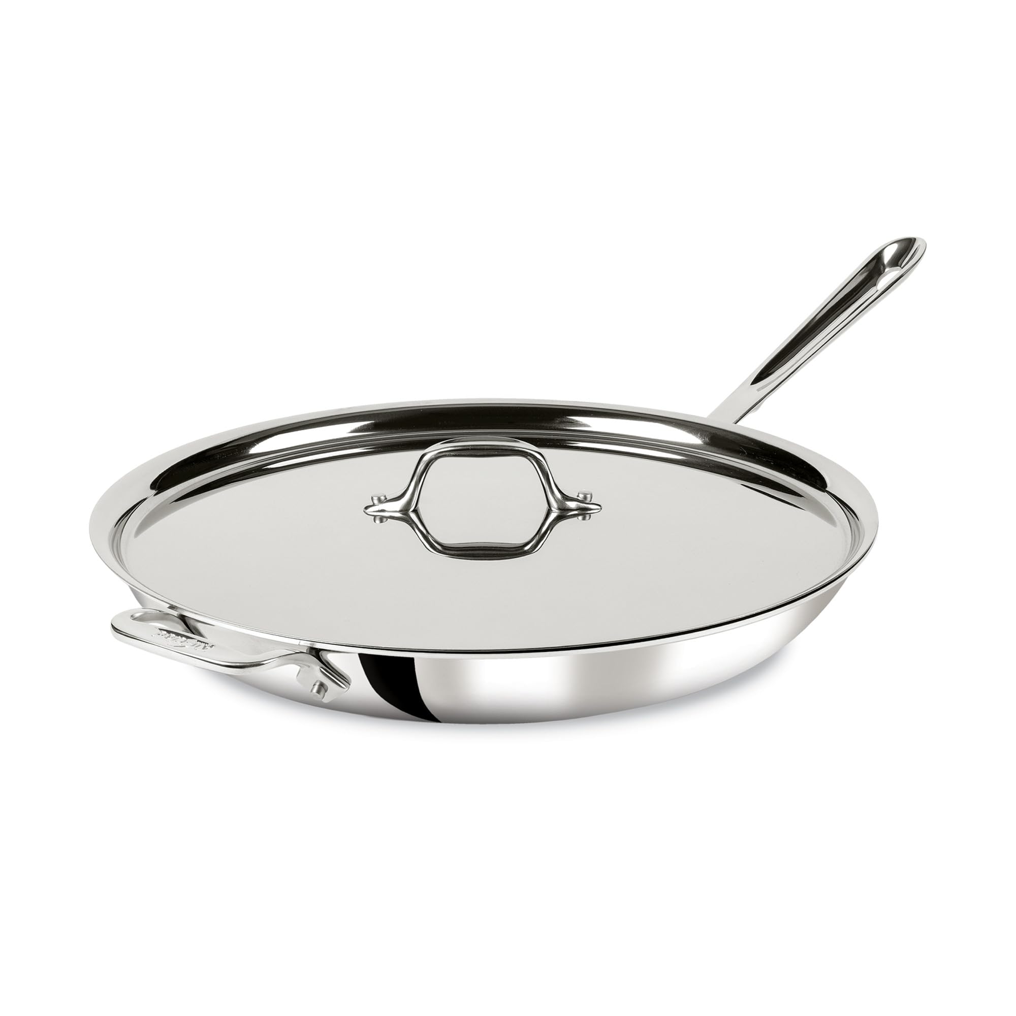 All-Clad D3® Stainless Steel 12" Fry Pan with Lid, Made in the USA — Amazon image 11