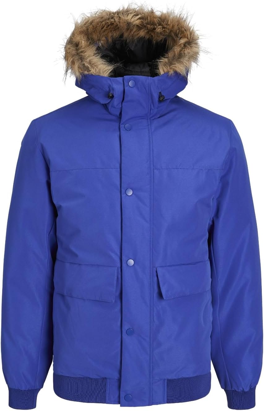 JACK & JONES JJCHAMP BOMBER JACKET FAUX FUR Ceket Erkek