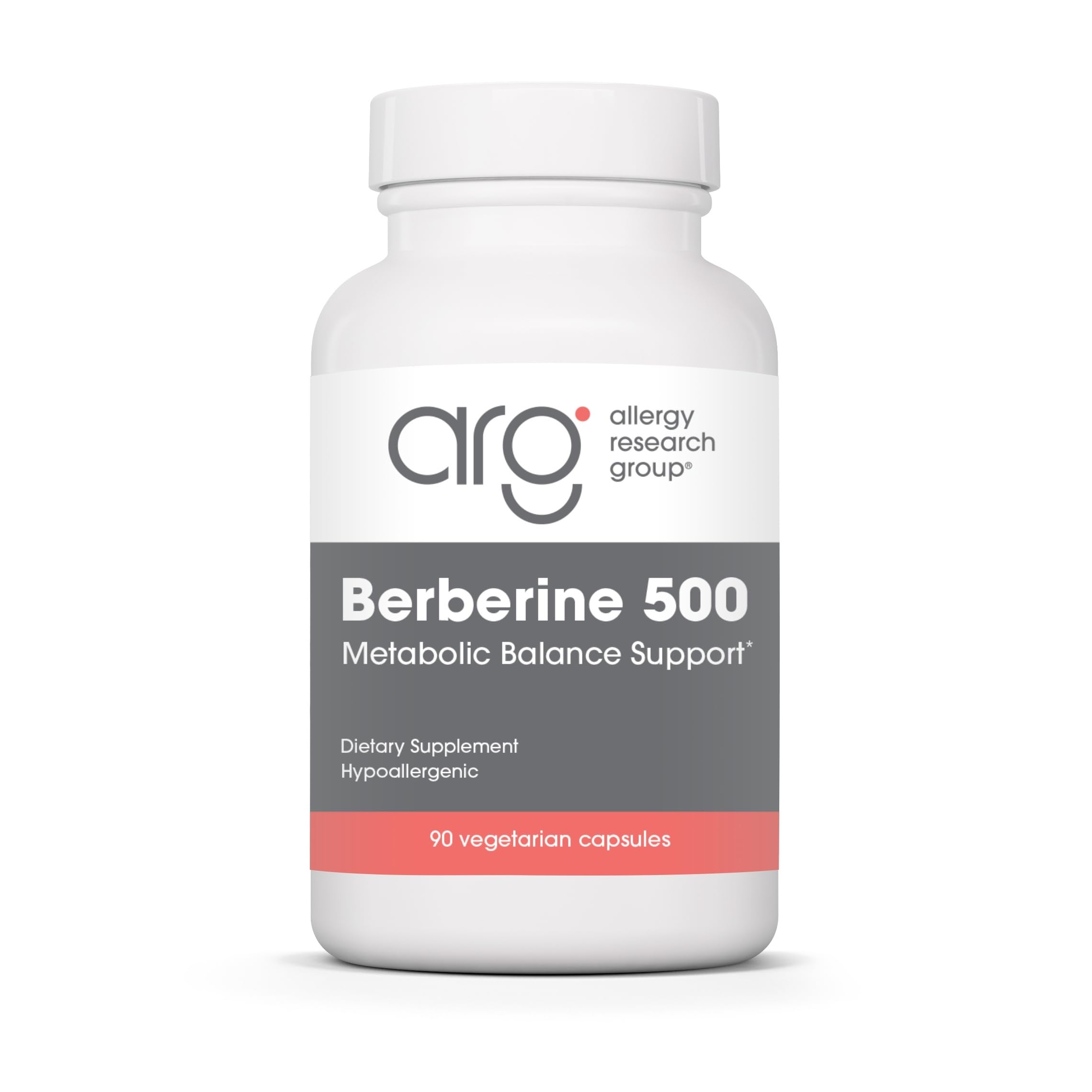 ARG Berberine HCl 500 mg, Non-GMO Botanical Extract, 90 Capsules