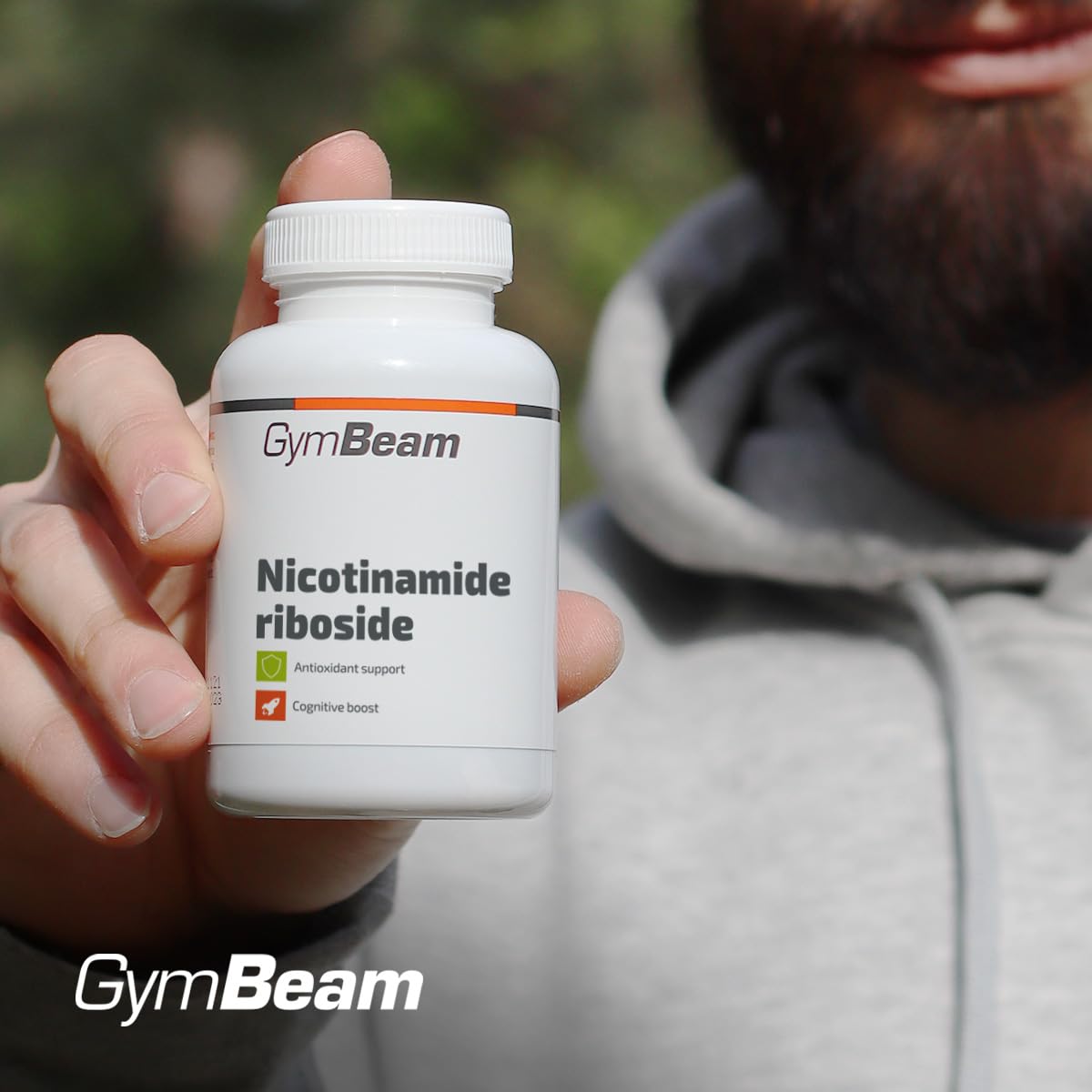 GymBeam Integratore - Nicotinamide Riboside 60 cps - 240mg per porzione - Favorisce Memoria e Concentrazione - Forma a Capsula, Anti-Invecchiamento, Vegano