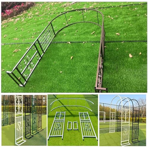 Support de treillis métallique blanc pour guider vos plantes