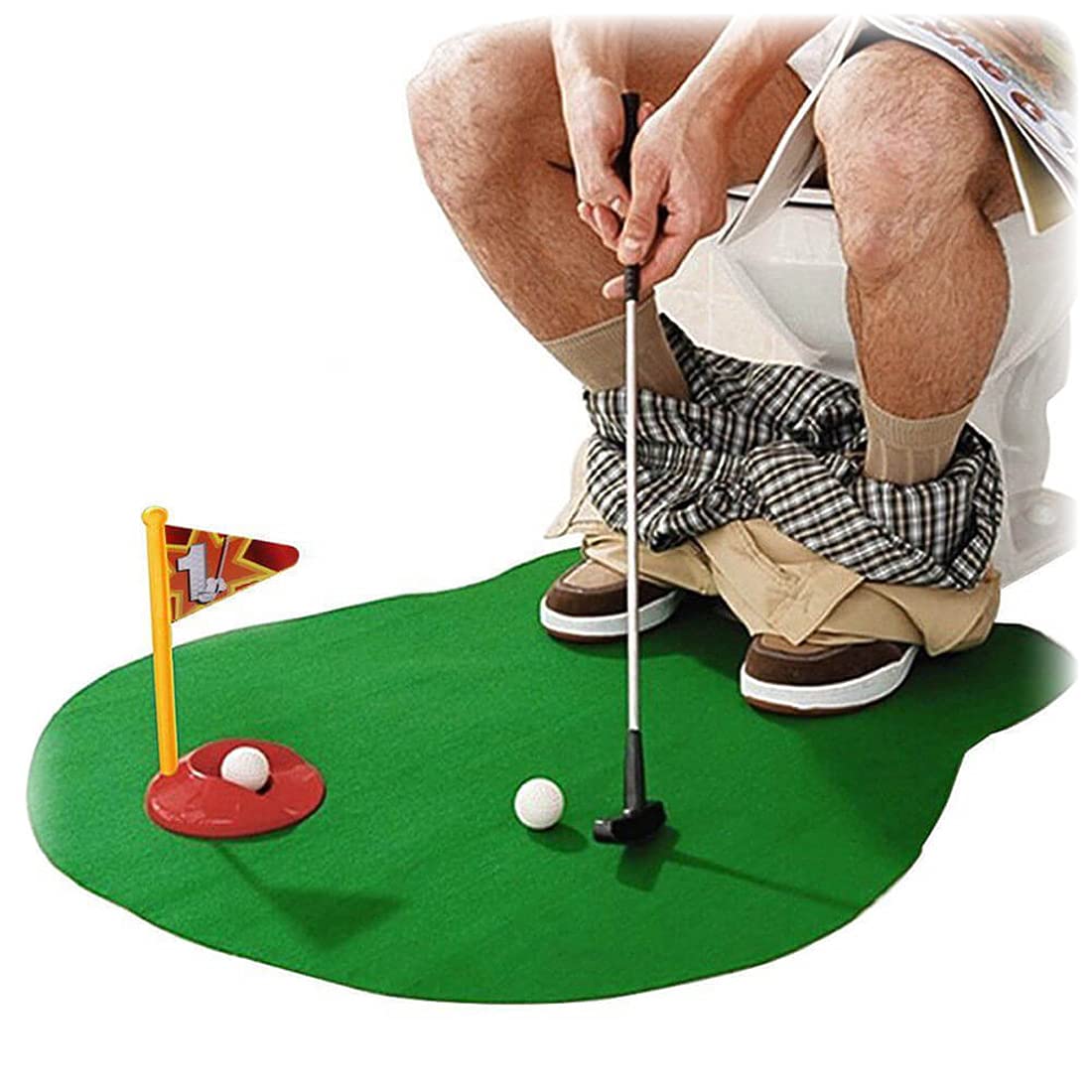 HND Tapis de Golf pour Les Toilettes
