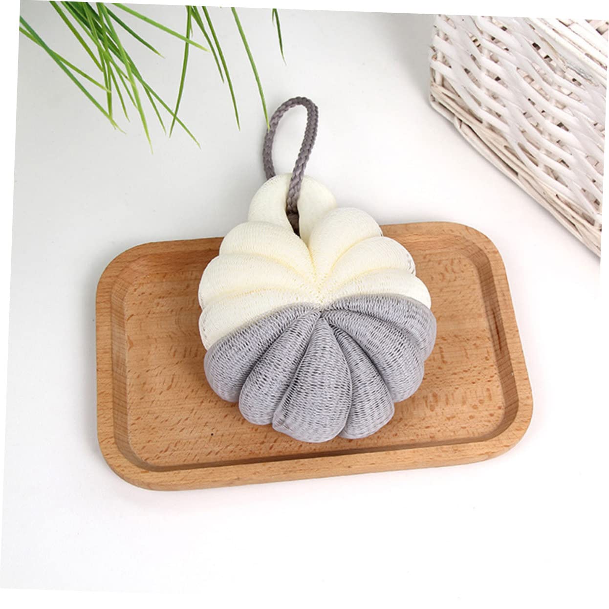 FRCOLOR 12 panni per vasca da bagno in rete per doccia, spugna per il lavaggio del corpo, luffa, spugna per la schiena, cuscino esfoliante, spugna per la doccia, sfera per il bagno
